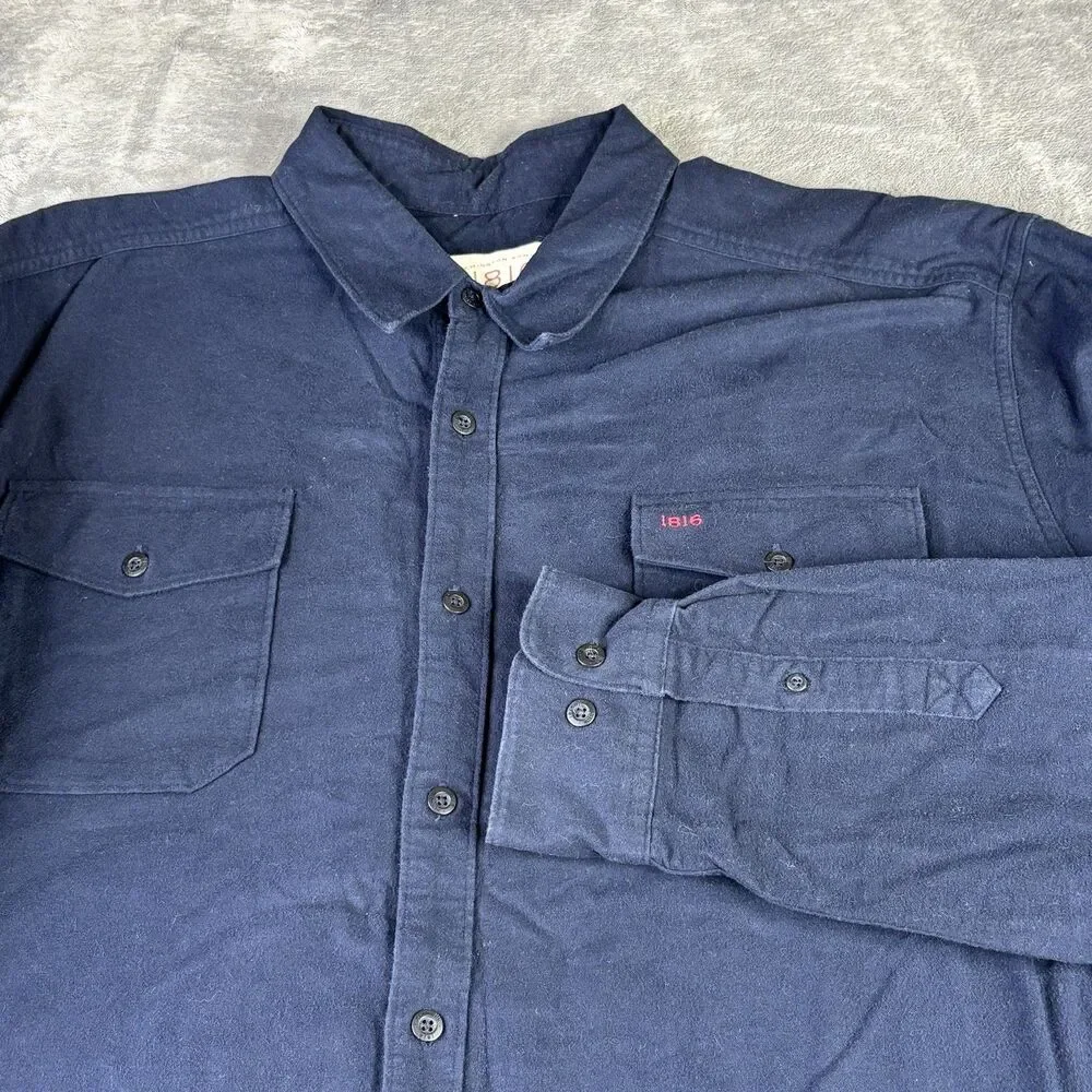 Remington Arms 1816 Shirt Mens 2XL Button Down Flannel Workwear Outdoors Hunting